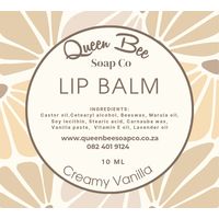 Queen Bee Soap Co. Creamy Vanilla Lip Balm